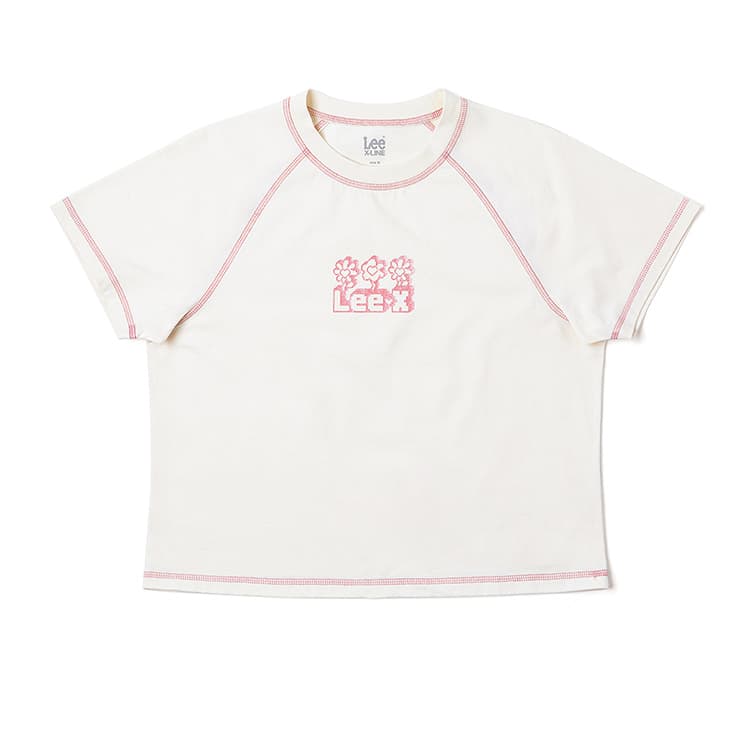 Футболка Lee SS25 Реглан T-Shirt Женская Экрю - изображение 1