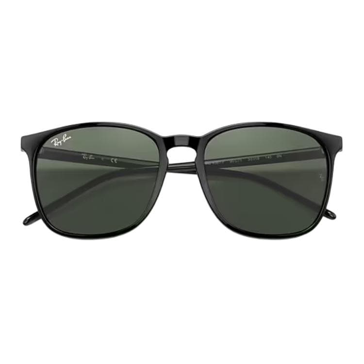 Солнцезащитные очки RayBan Ацетатные Квадратные Солнцезащитные Очки Унисекс Черные - изображение 3