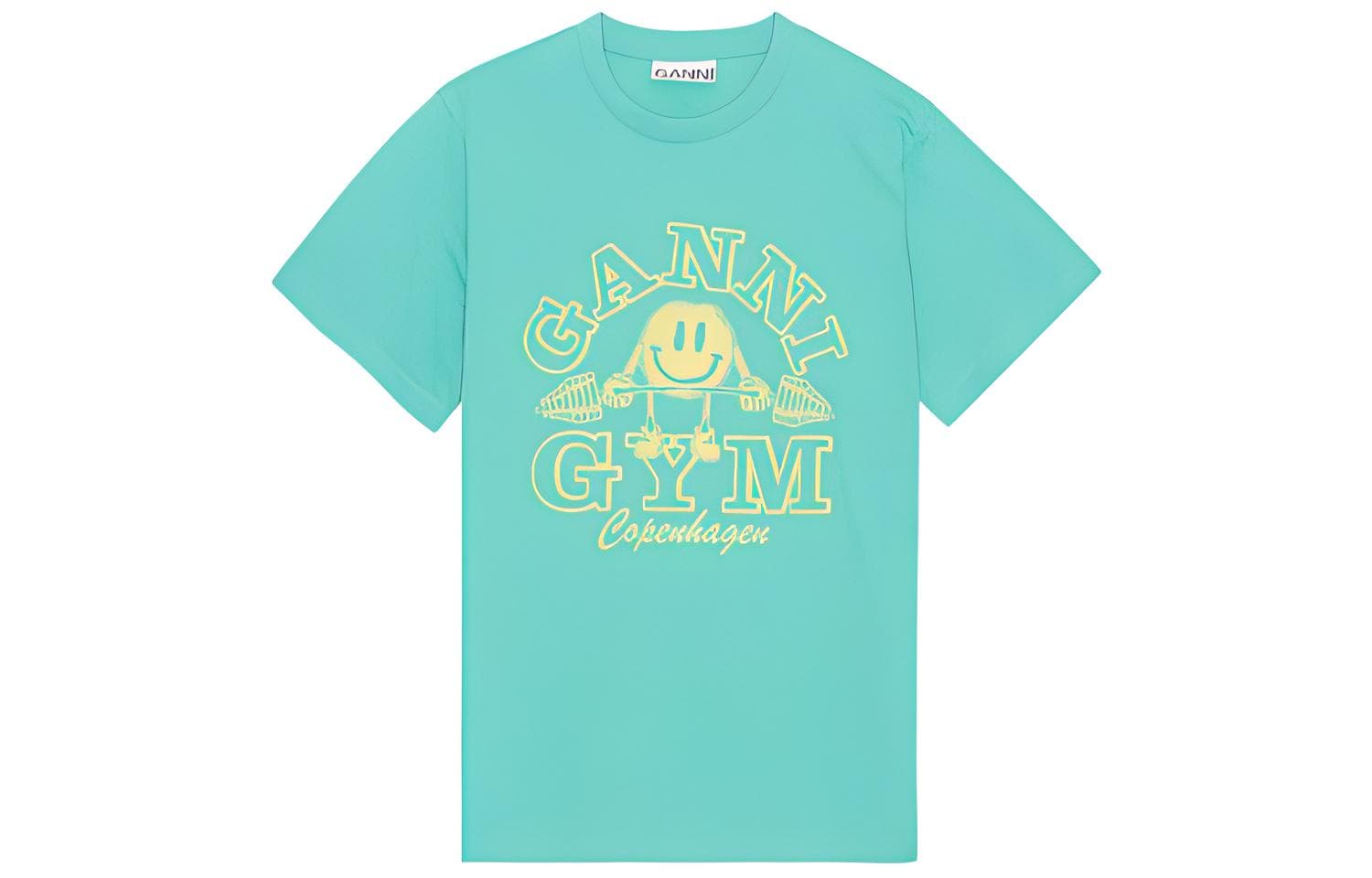 Футболка GANNI SS23 vacation shop T - изображение 1