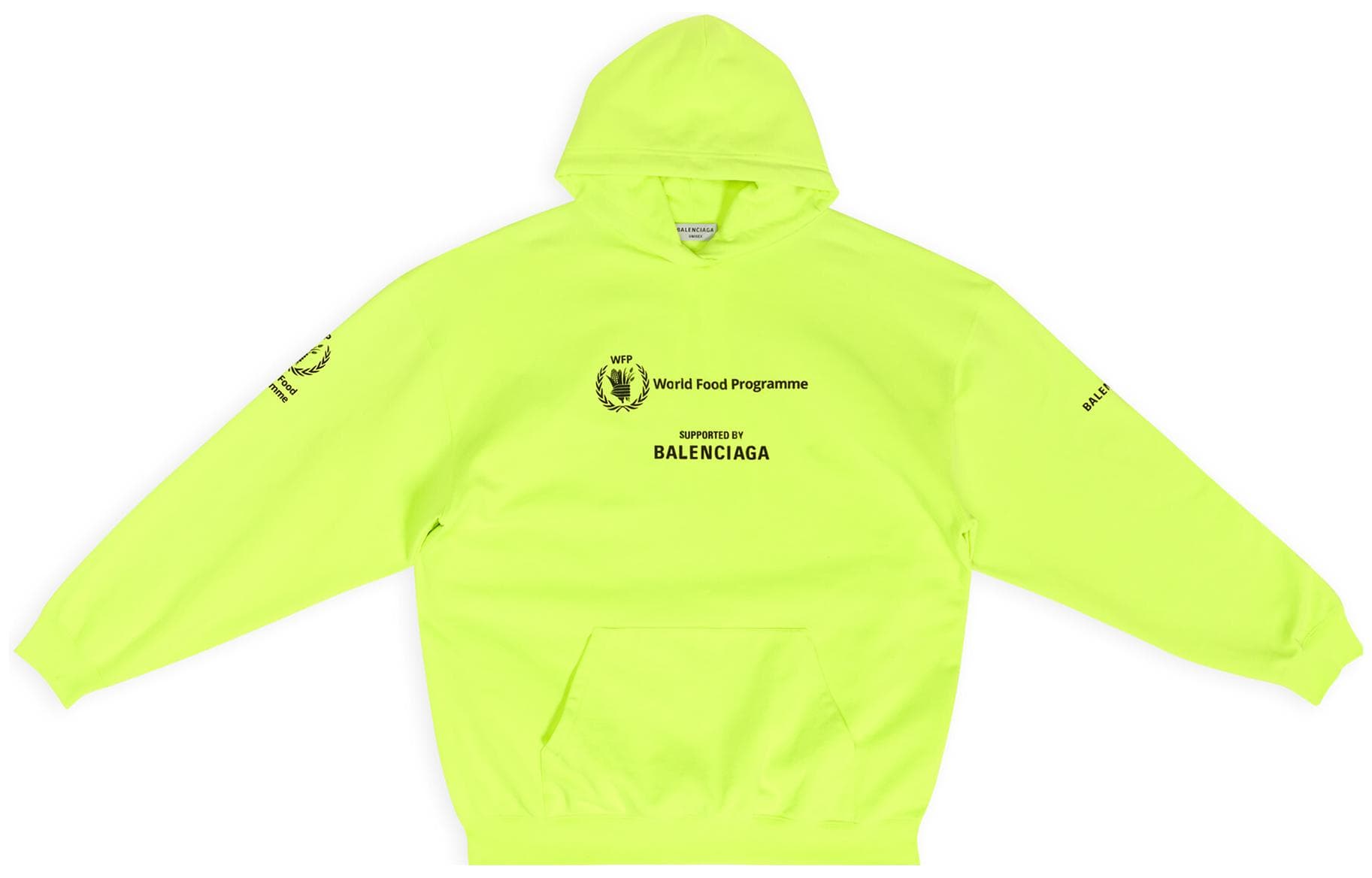 Худи Balenciaga x WFP FW22 Logo - изображение 1