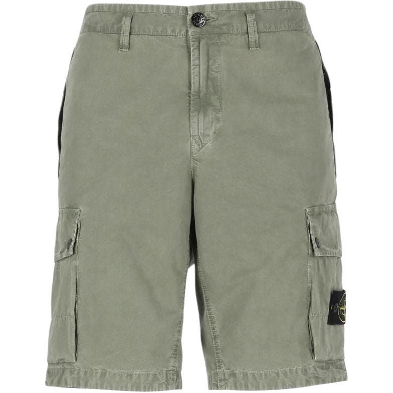 Шорты Stone Island Повседневные шорты Мужские Зеленые - изображение 1