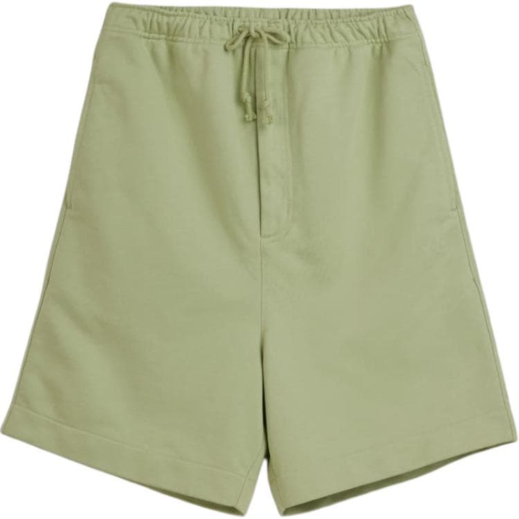Шорты Y-3 French Terry Shorts Однотонный Удобный Полурукав Повседневные шорты Мужской Волшебный лайм - изображение 1