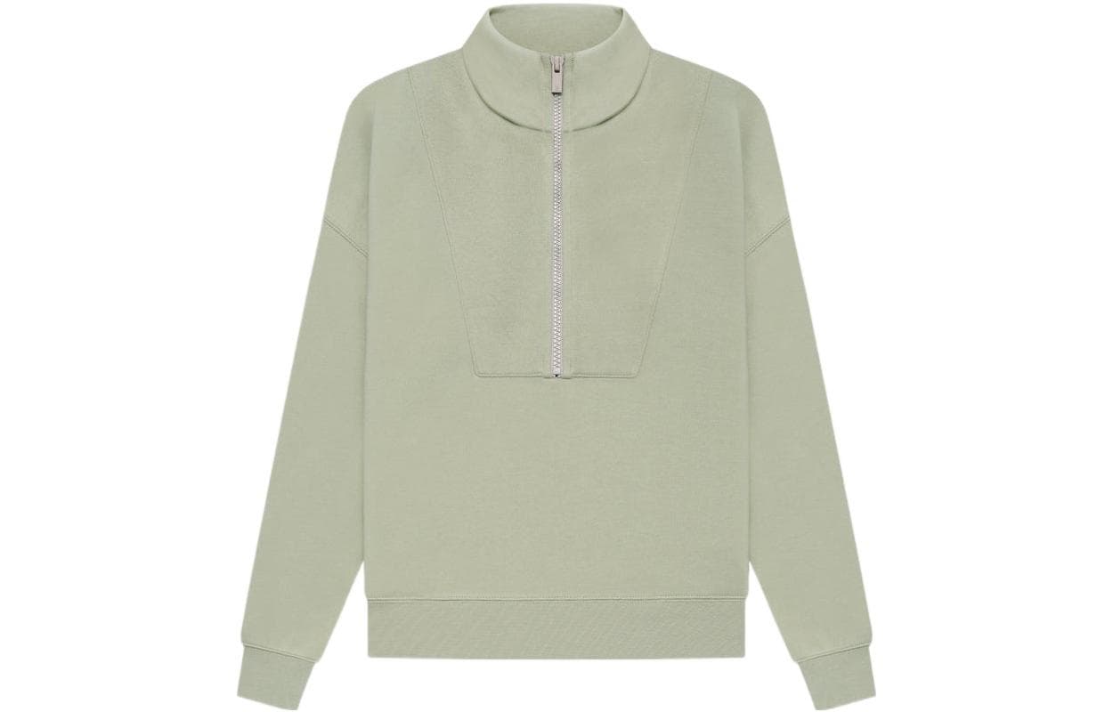Худи Fear of God Essentials SS22 12 Zip Pullover Sea Foam - изображение 1