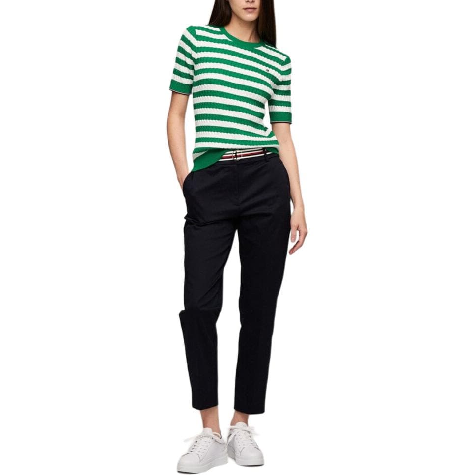 Футболка Tommy Hilfiger CO CABLE RWB C-NK SS SWT T - изображение 1