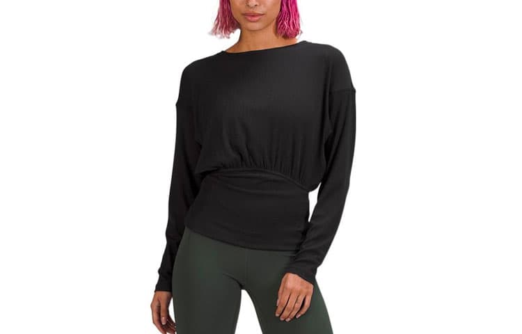 Футболка lululemon Ribbed Modal-Silk Blend T - изображение 3