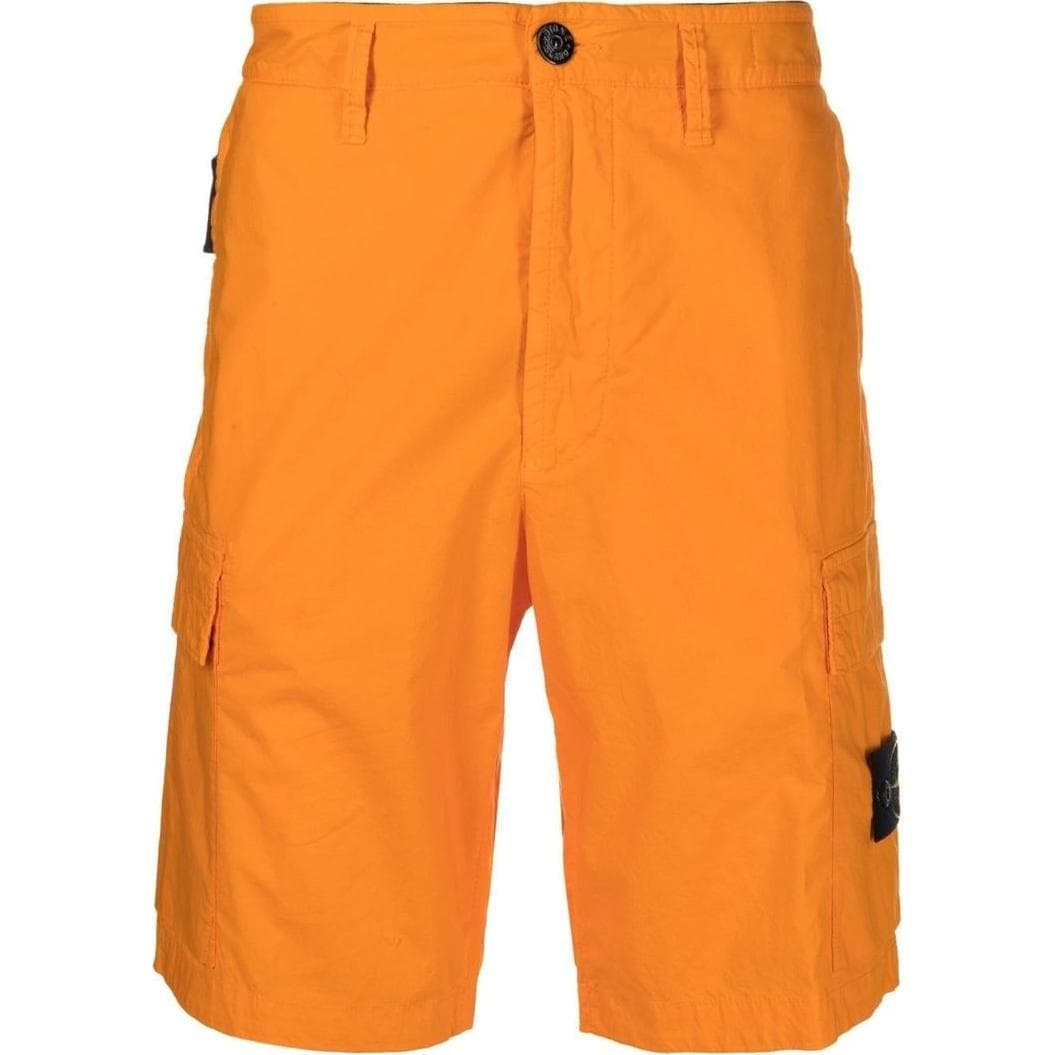 Шорты Stone Island Повседневные шорты Мужские Оранжевые - изображение 1