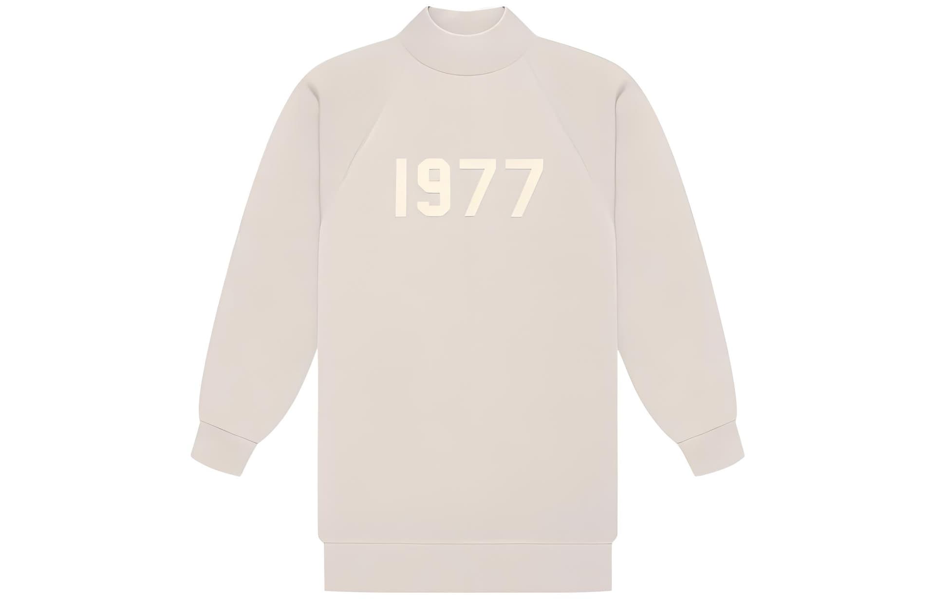 Худи Fear of God Essentials 34 Sleeve Mockneck Wheat 1977 - изображение 1
