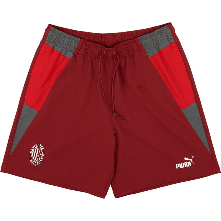 PUMA AC Milan Training Шорты Футбол Нижняя Мужская Красная Черная Легион - изображение 1