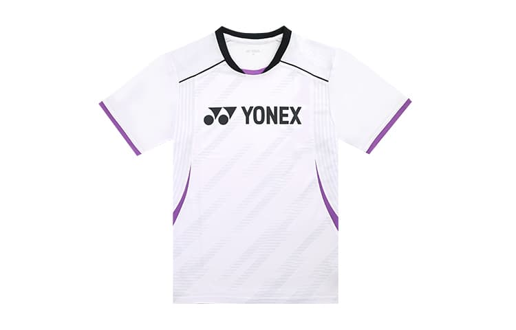 Футболка YONEX Набор волшебных цветов в рукав T-рубашка Женская Белая - изображение 1
