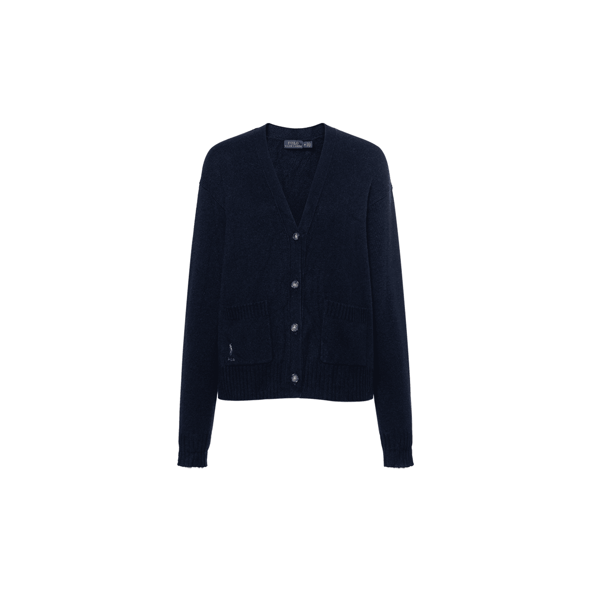 Кардиган Polo Ralph Lauren FW23 Свитер Стандартный размер Женские Морской синий - изображение 1