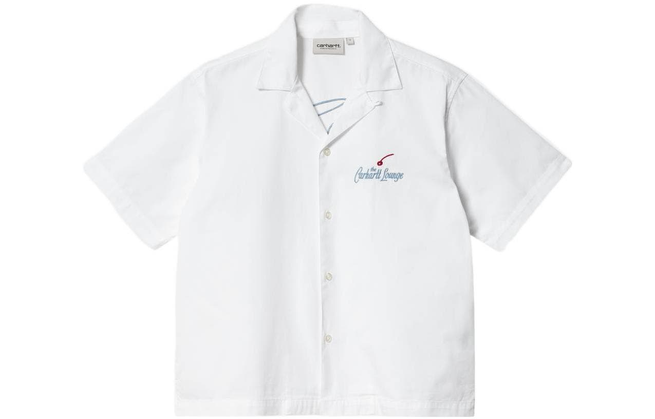 Блузка Carhartt WIP W' SS Carhartt Lounge Shirt White - изображение 1