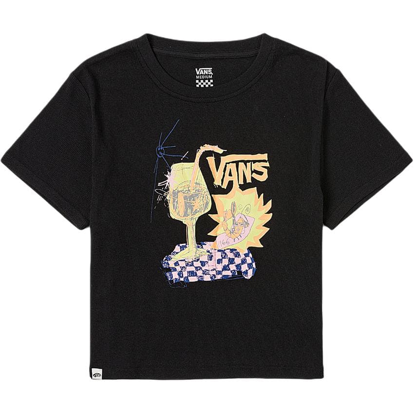 Футболка Vans TEE SS T Рубашка Женская Черная - изображение 1