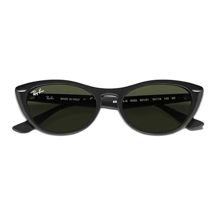Солнцезащитные очки RayBan Оригинальный дизайн Injection Кошачий глаз Солнцезащитные очки Унисекс Черный - изображение 5