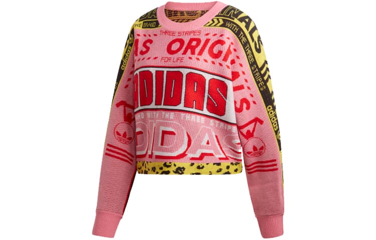 Кофта adidas Originals Sweatshirt Multicolor Letters - изображение 1