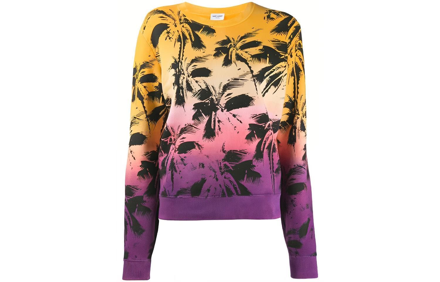 Кофта SAINT LAURENT Palm-print Sweatshirt