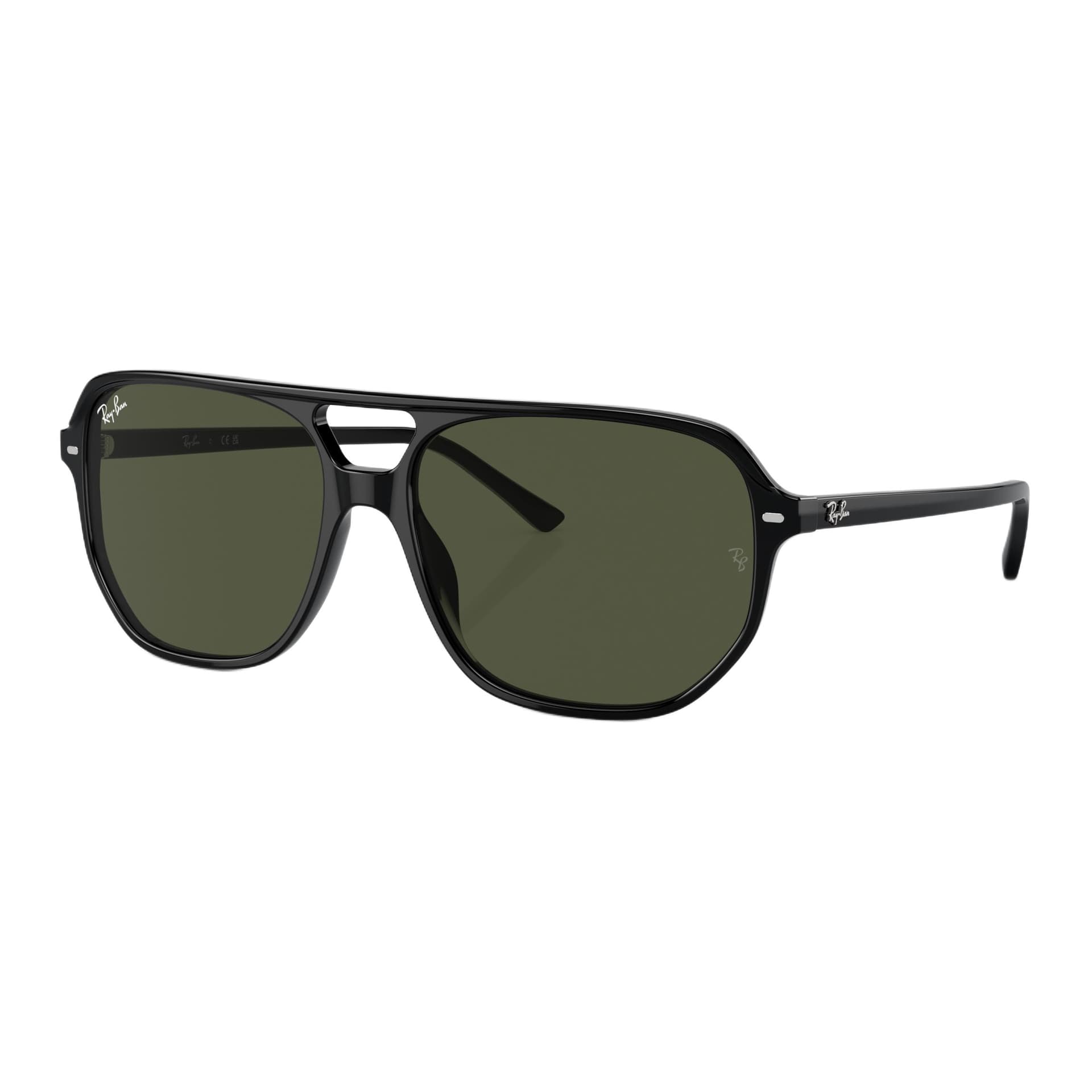 Солнцезащитные очки RayBan Ацетатные Солнцезащитные Очки с Фигурным Дизайном Унисекс Черные - изображение 1