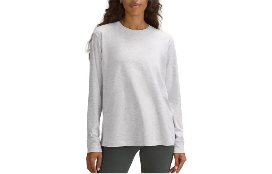 Кофта lululemon All Yours Cotton Long-Sleeve Shirt Online Only T - изображение 1