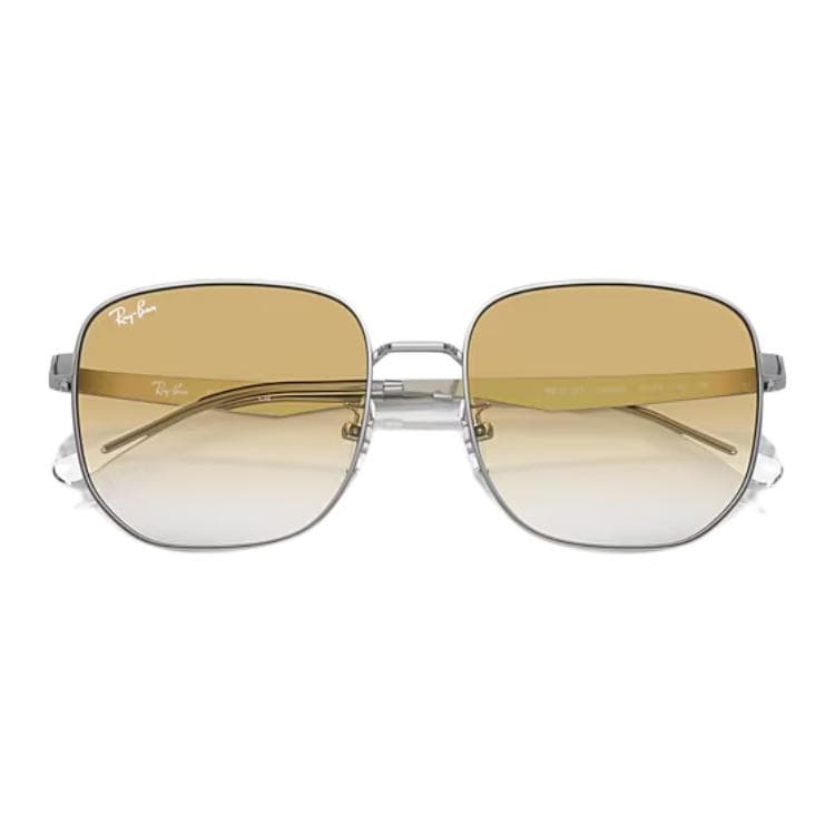 Солнцезащитные очки RayBan Металлические Квадратные Солнцезащитные Очки Унисекс Серебряные - изображение 3