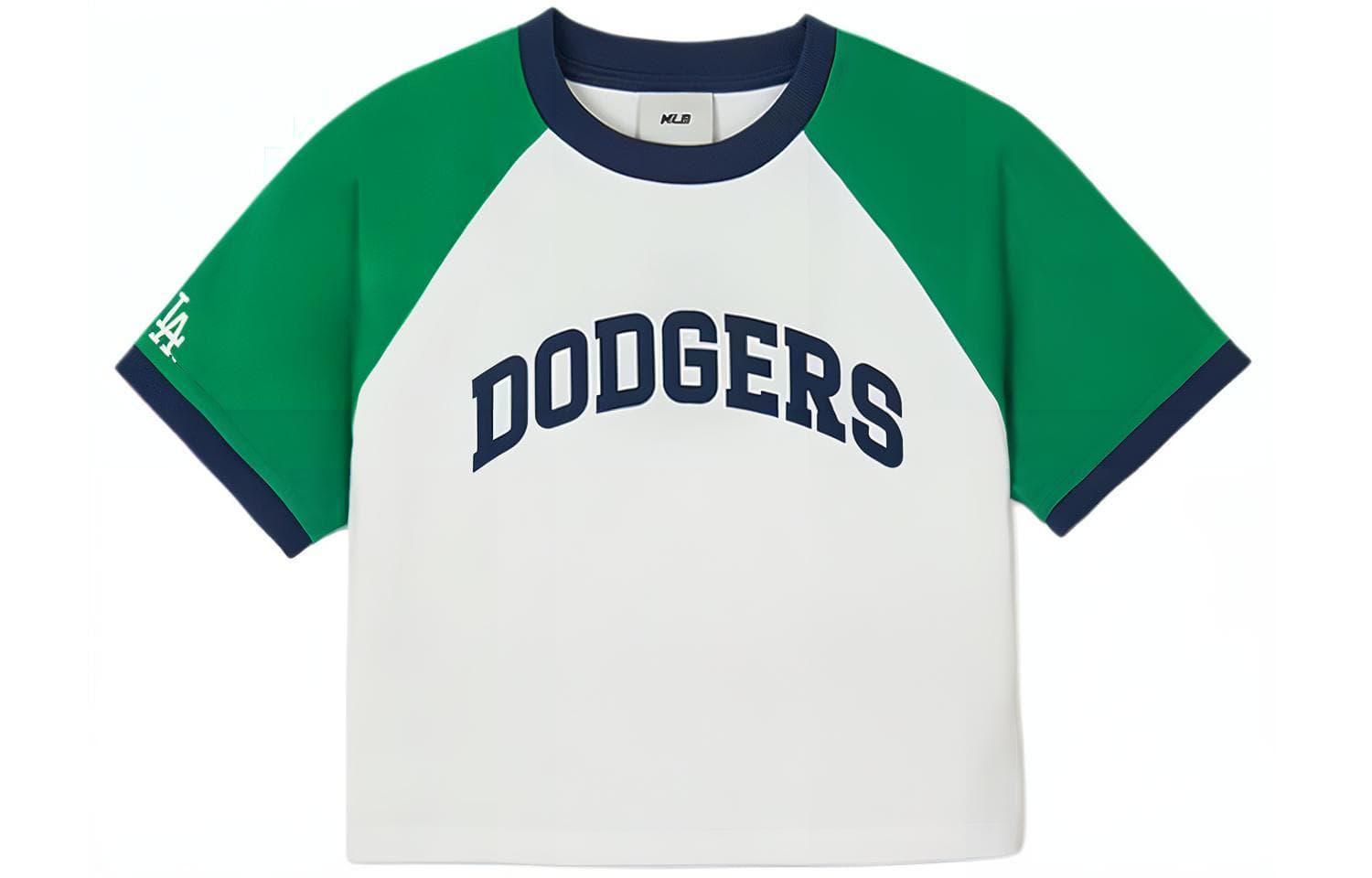 Футболка MLB Los Angeles Dodgers Реглан T-Shirt Женская Неоновый Зеленый - изображение 1