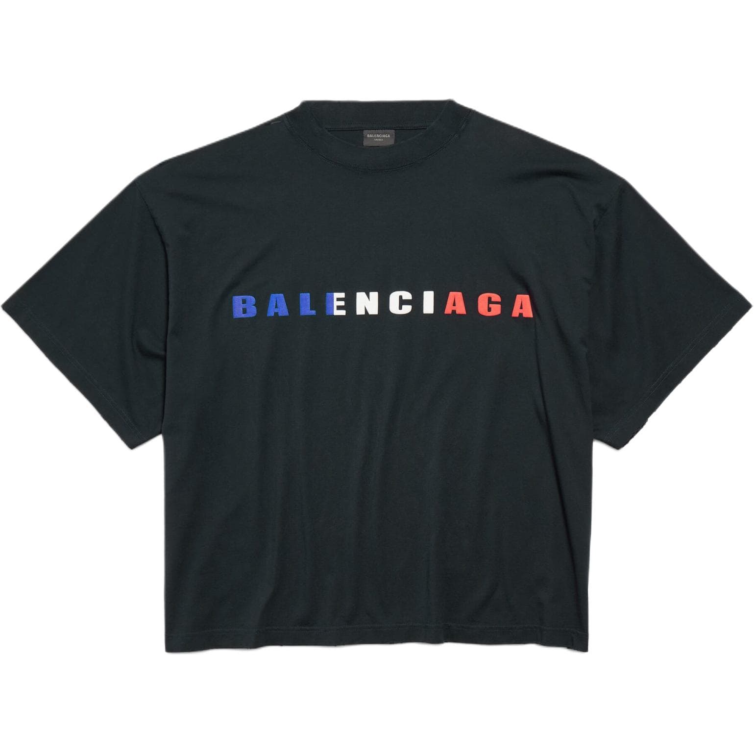 Футболка Balenciaga T-рубашка с рукавом-кафтан женская черная свободного кроя - изображение 1