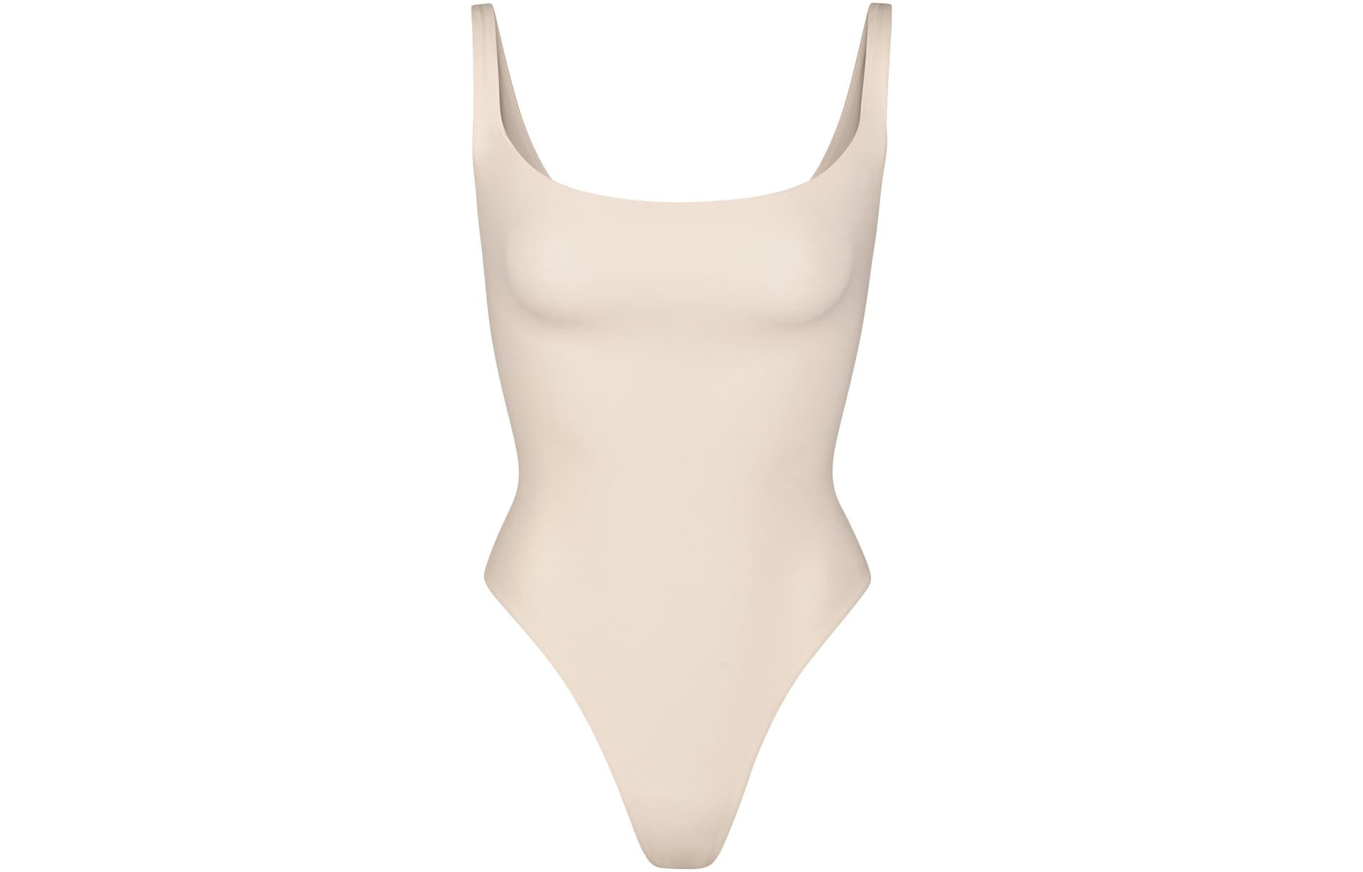 skims FITS EVERYBODY SQUARE NECK BODYSUIT SAND - изображение 1