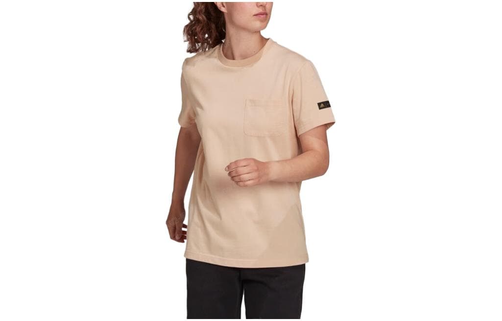 Футболка Adidas T-Shirt Женская Красная Розовая - изображение 3