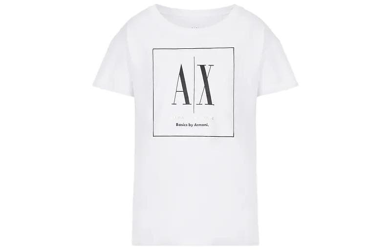 Футболка ARMANI EXCHANGEAE T Рубашка Женская Белая - изображение 1