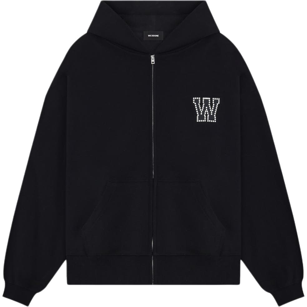 Худи WE11DONE FW24 Толстовка женская черная - изображение 1
