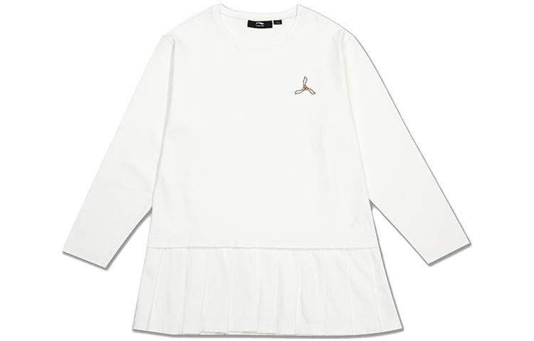 Худи LI-NING 1990 Classic Collection вышитая Толстовка с круглым вырезом женский - изображение 1