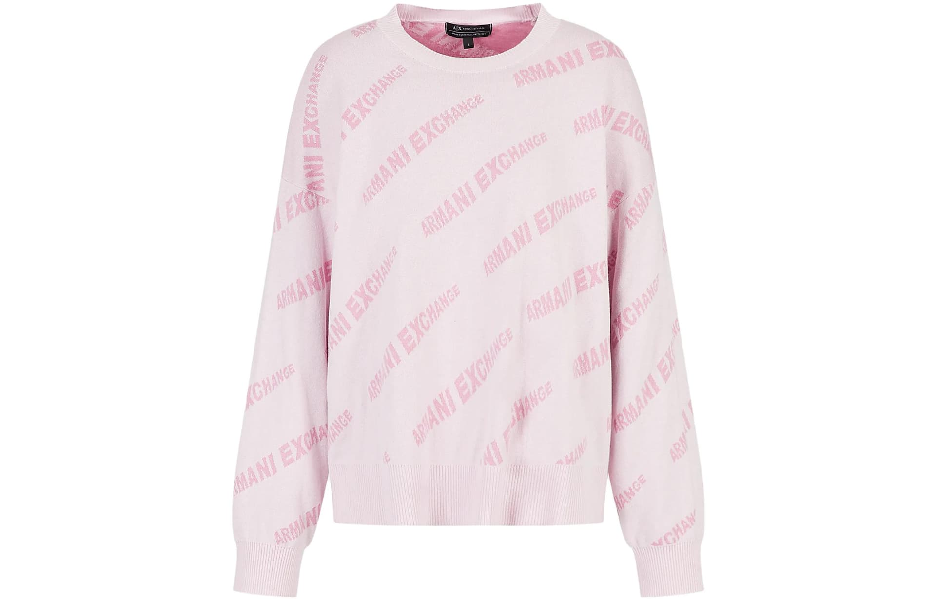 Кофта ARMANI EXCHANGE Розовые Женские Свитшоты - изображение 1