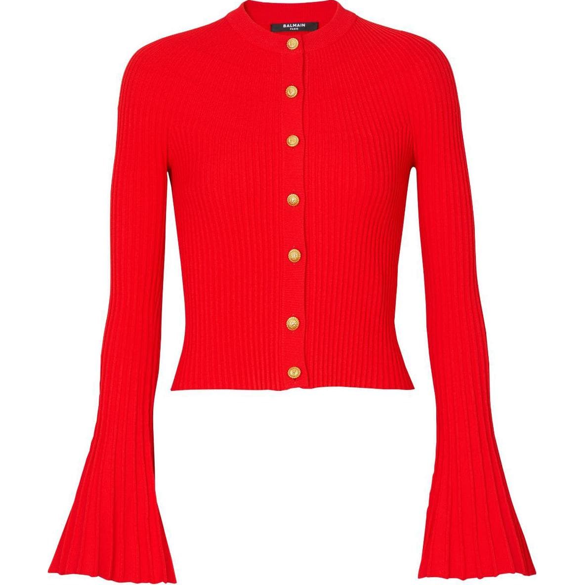 Кофта BALMAIN Красный Женский Трикотаж - изображение 1