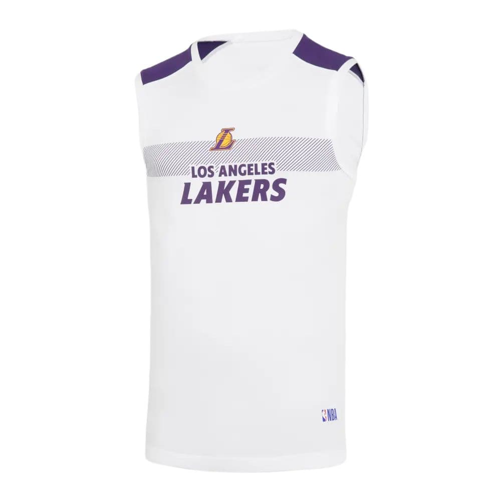 Баскетбольная майка DECATHLON X NBA Los Angeles Lakers Баскетбольная Джерси Мужская Снег Полночь Фиолетовый - изображение 1