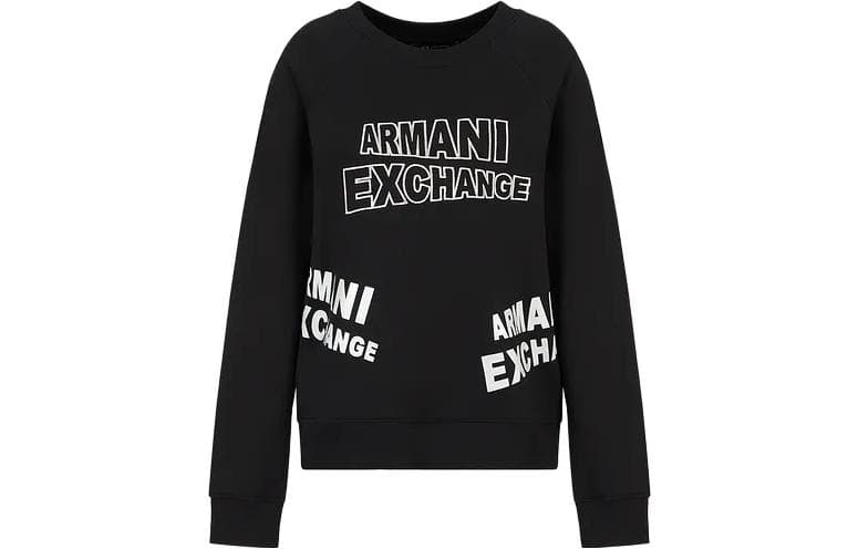 Худи ARMANI EXCHANGE Толстовка Женская Черная - изображение 1