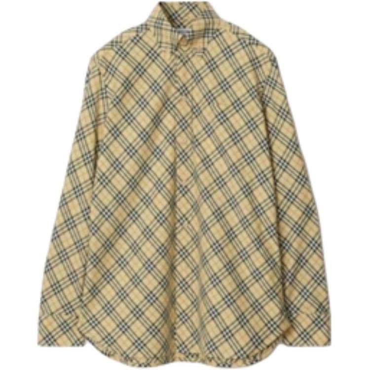 Блузка Burberry Желтые Женские Рубашки - изображение 1