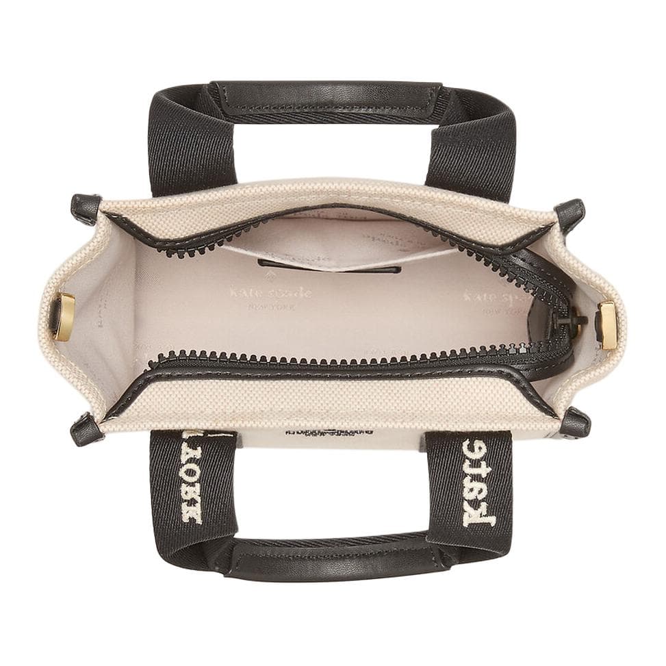 Сумка kate spade Kip Tote Bag Beige Black - изображение 4