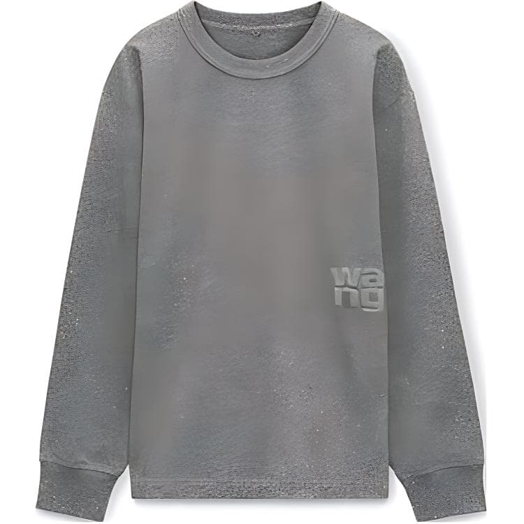 Футболка Alexander Wang T-рубашка с рукавом-кафтан женская бетонно-серый - изображение 1