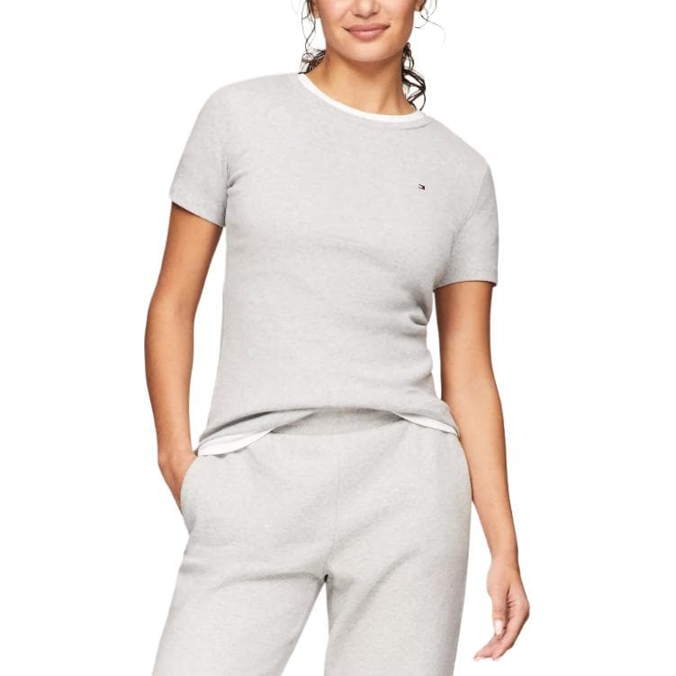 Футболка Tommy Hilfiger T-рубашка женская серая - изображение 1