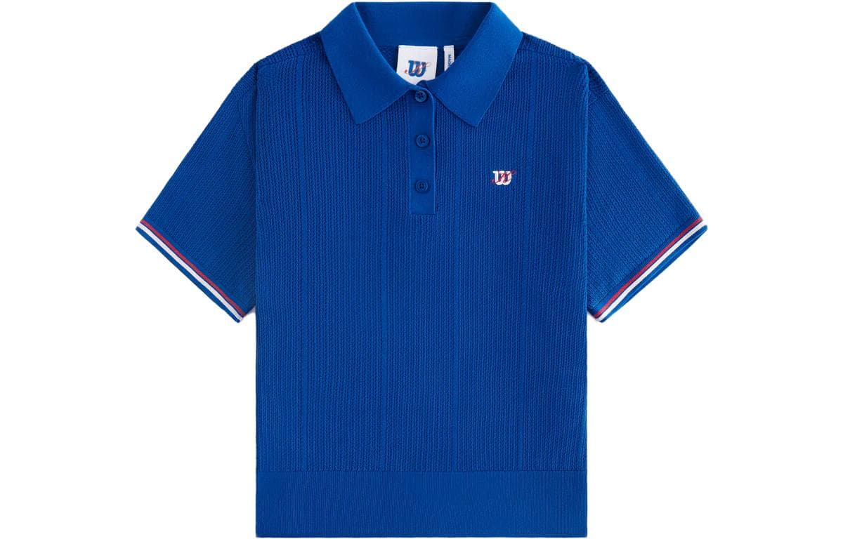 KITH X Wilson Поло Женское Синее - изображение 1