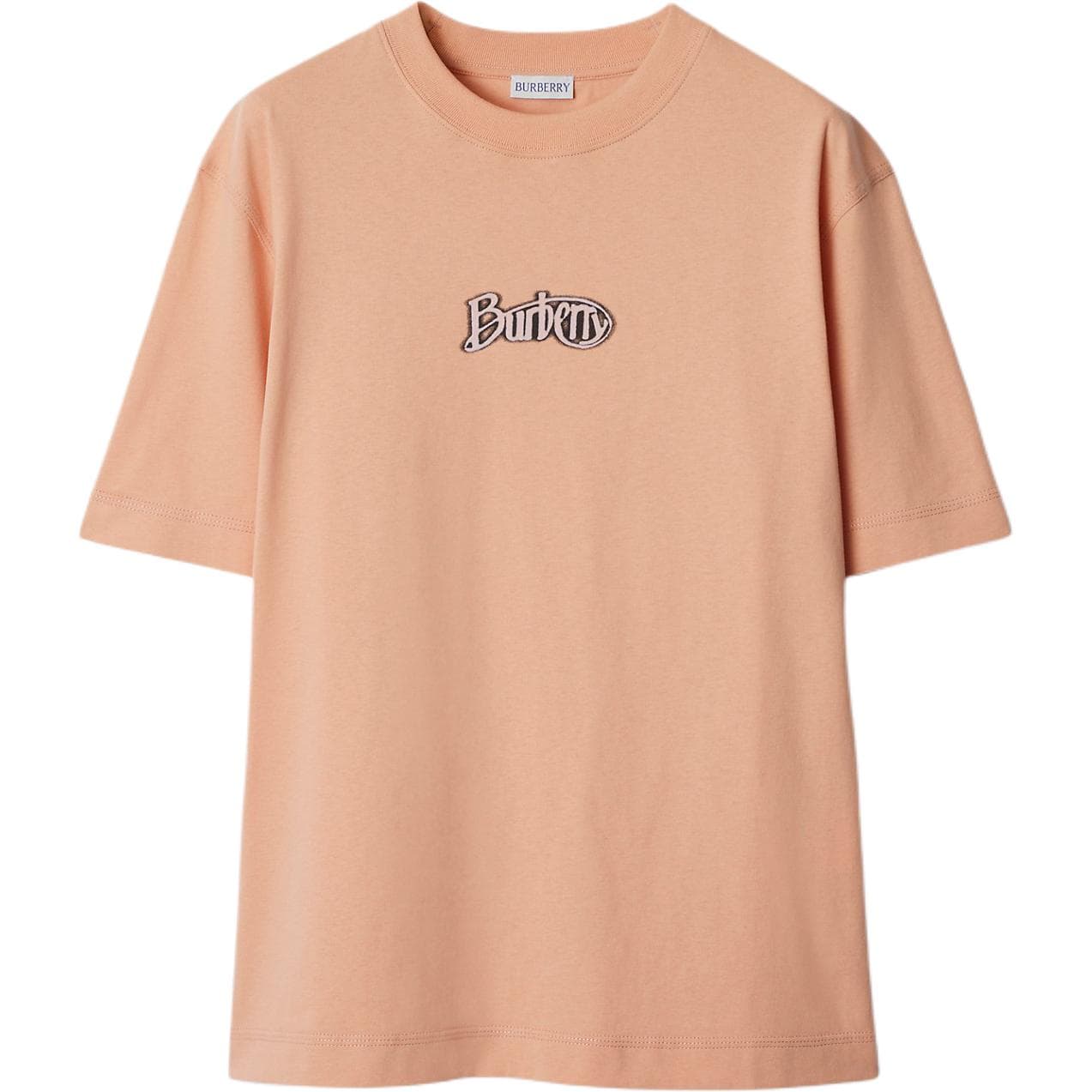 Футболка Burberry T-рубашка женская цветочно-розовая - изображение 1