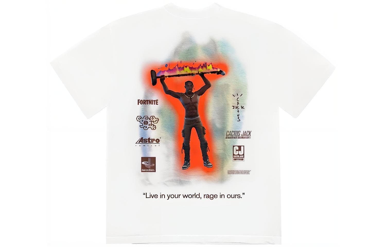 Футболка Travis Scott Cactus Jack The Scotts Rage Emote Tee T - изображение 1
