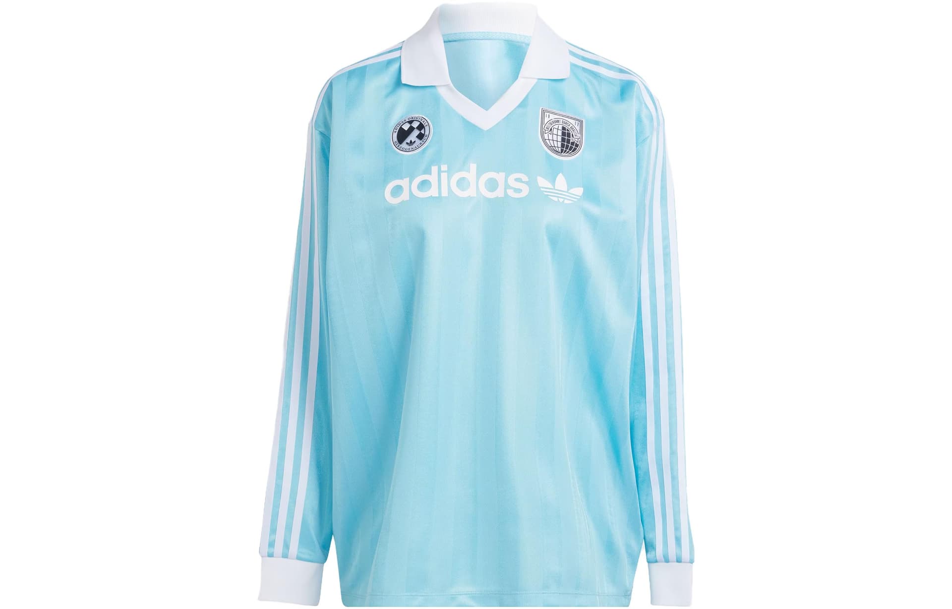 Футболка Adidas Originals Т-рубашка с рукавом женская Crystal Blue - изображение 1