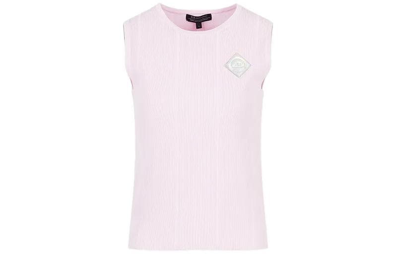 Футболка EMPORIO ARMANI SS23 T Рубашка Женская Розовая - изображение 1