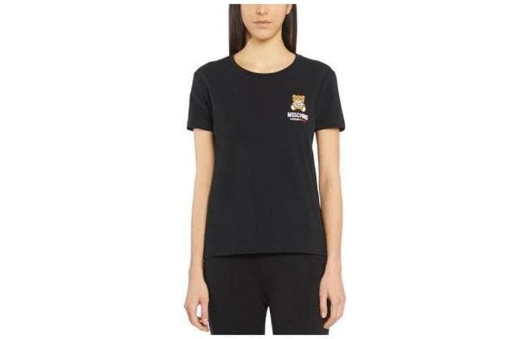 Футболка MOSCHINO Черные Женские Футболки - изображение 3
