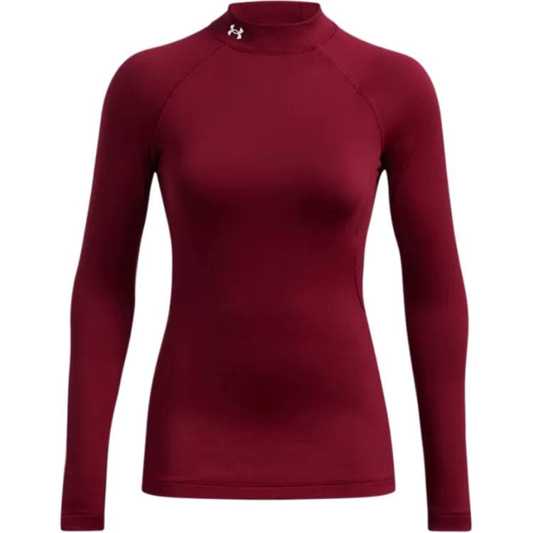 Футболка Under Armour ColdGear Реглан T-Shirt Женская Темно-Красная - изображение 1