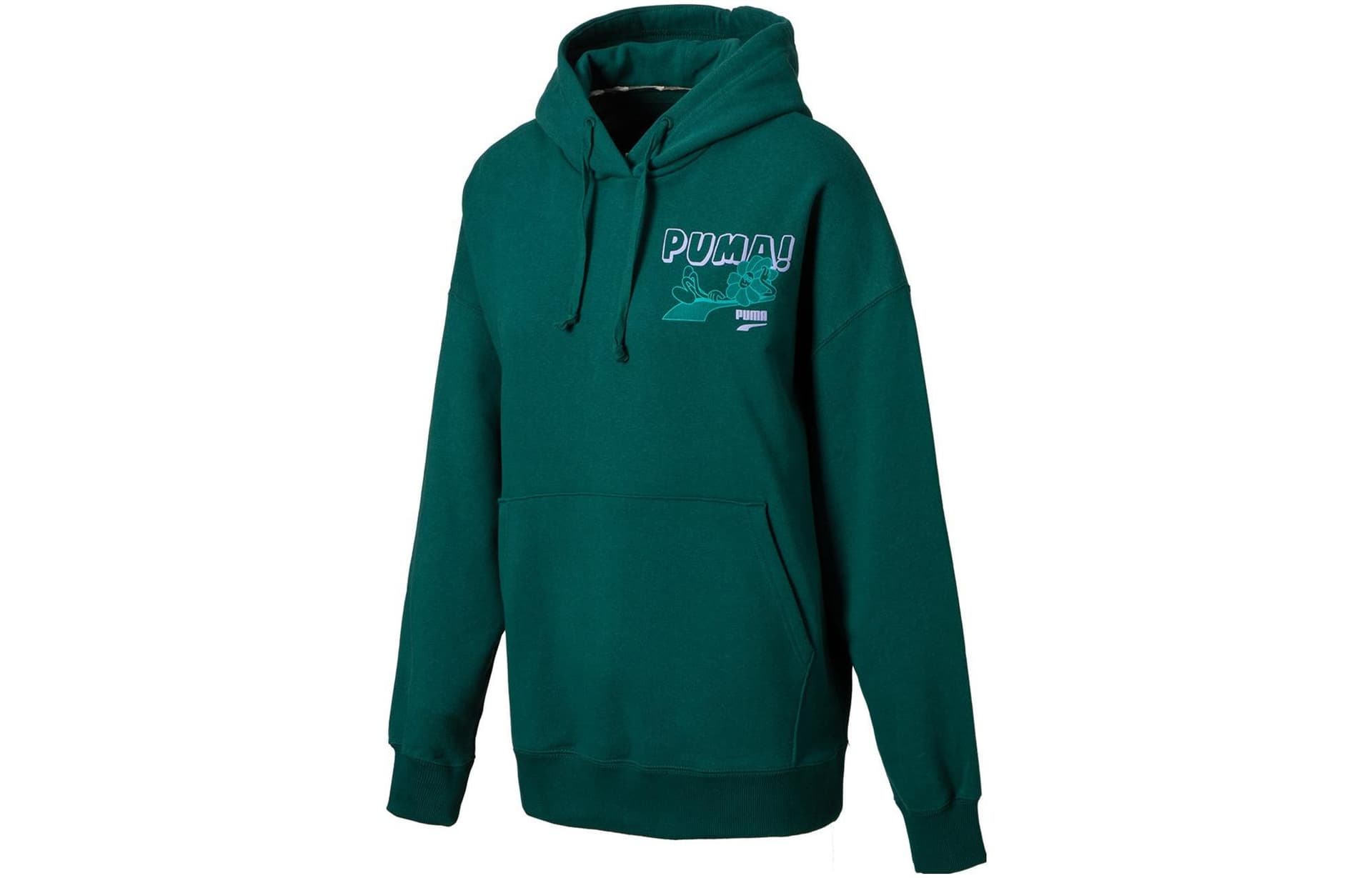 Худи PUMA PUMA Downtown Зеленый Женские Толстовка - изображение 1