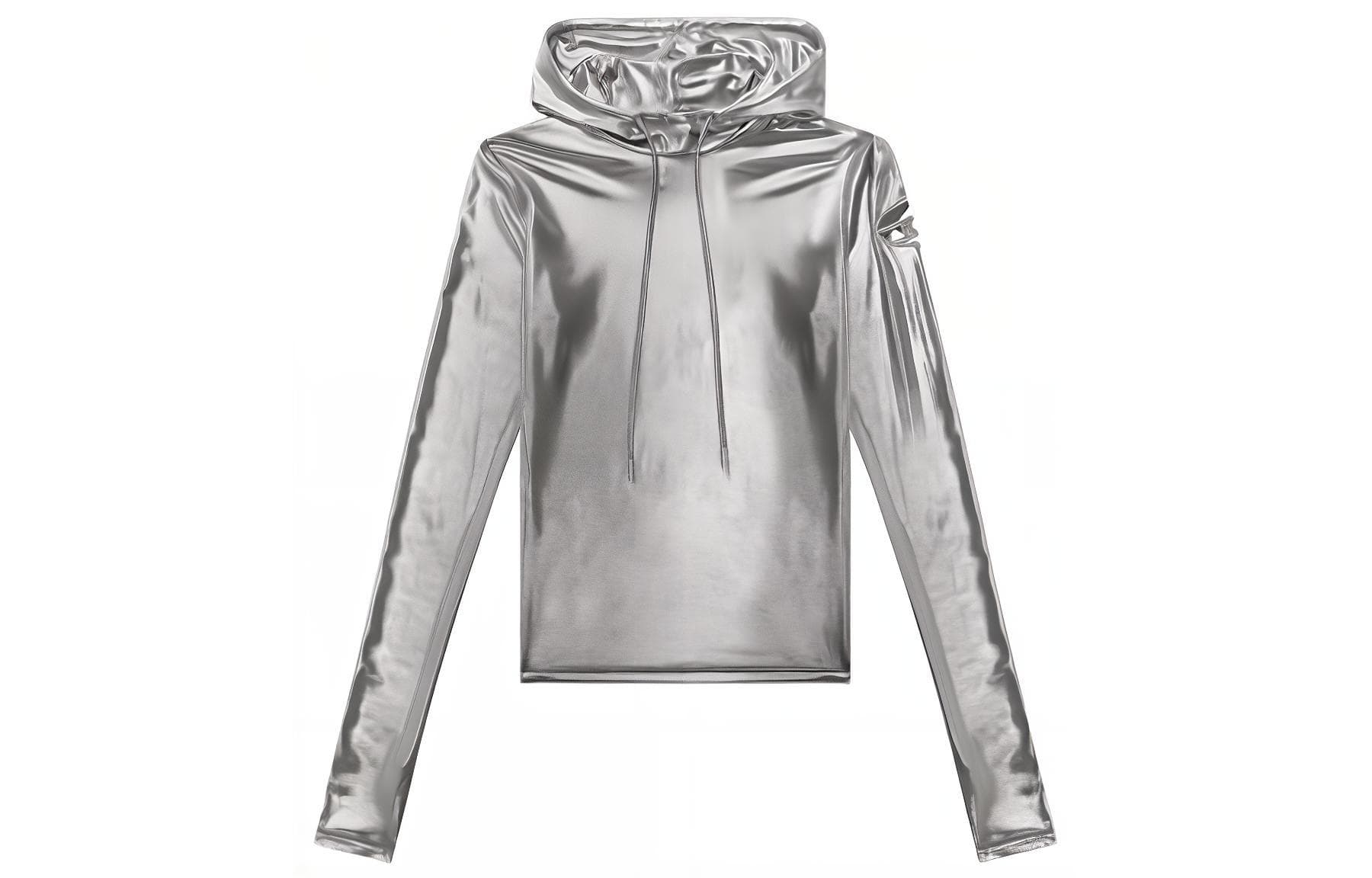 Худи DIESEL Серебряные Женские Толстовки - изображение 1