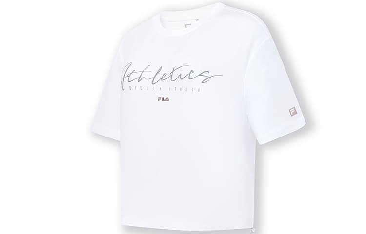 Футболка fila T-рубашка женская стандартная белая - изображение 1