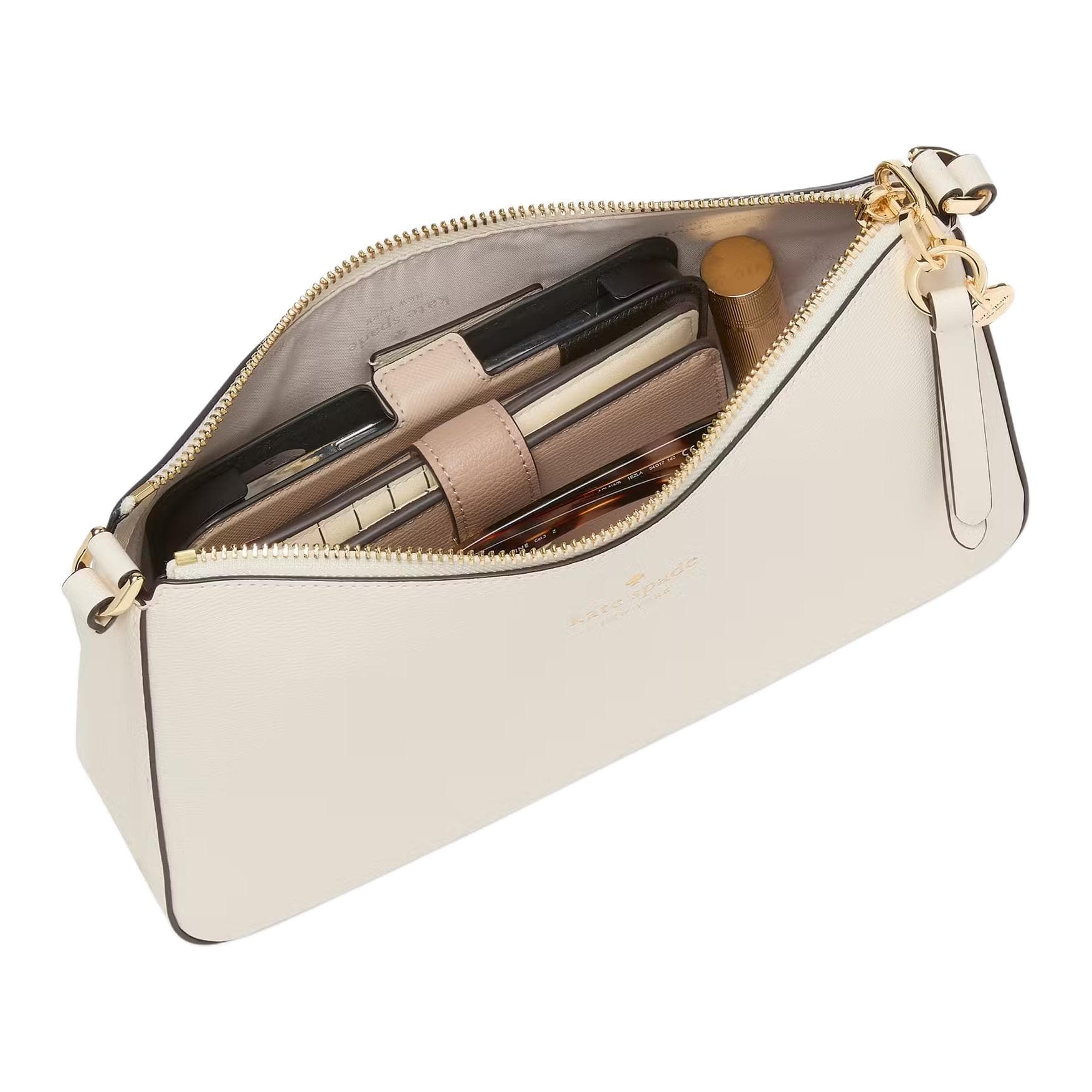 Мини-сумка Kate Spade PVC Сумка через плечо Сумка на плечо Женская Белая - изображение 5