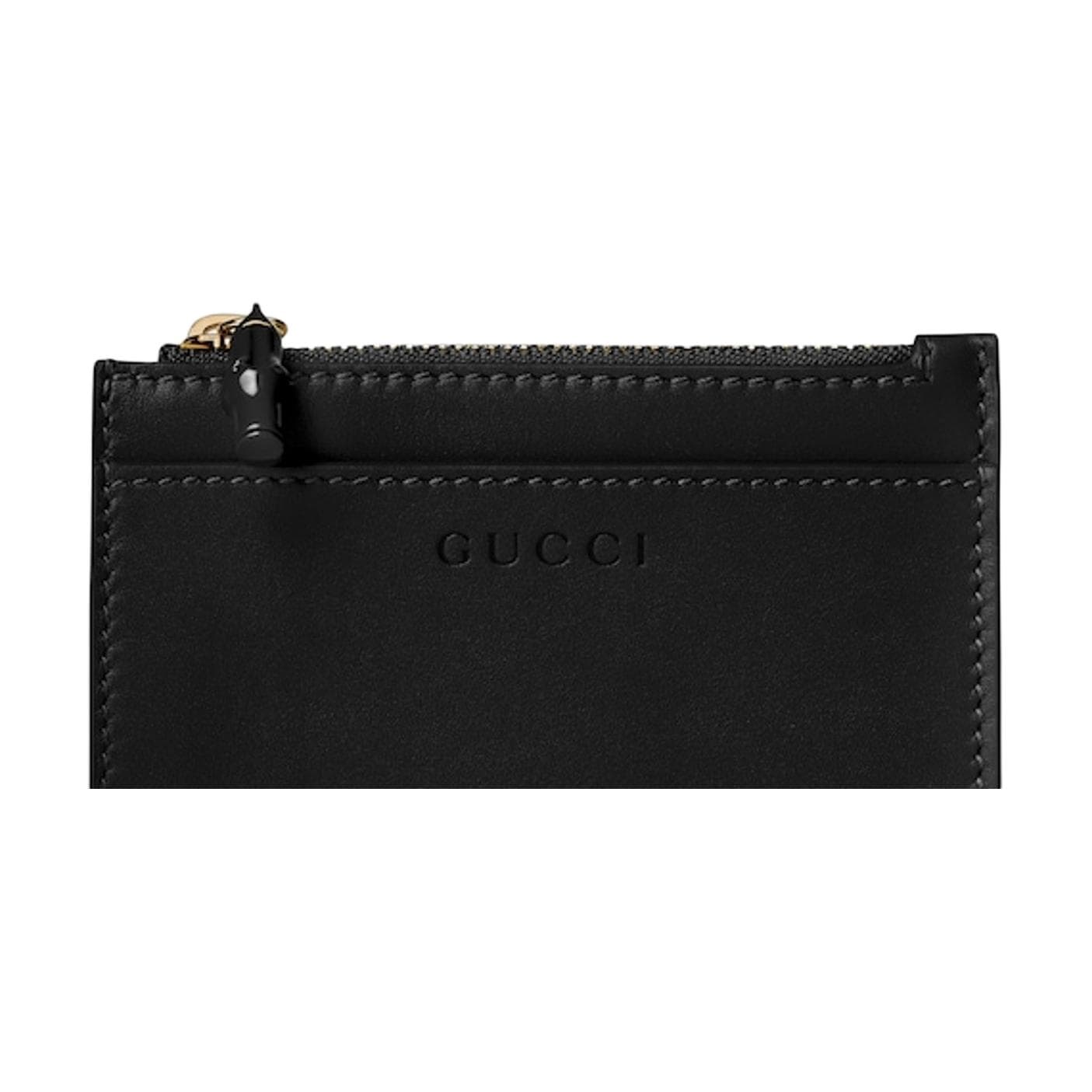 Картхолдер Gucci Кожа Визитницы Женские Черный — фото 5