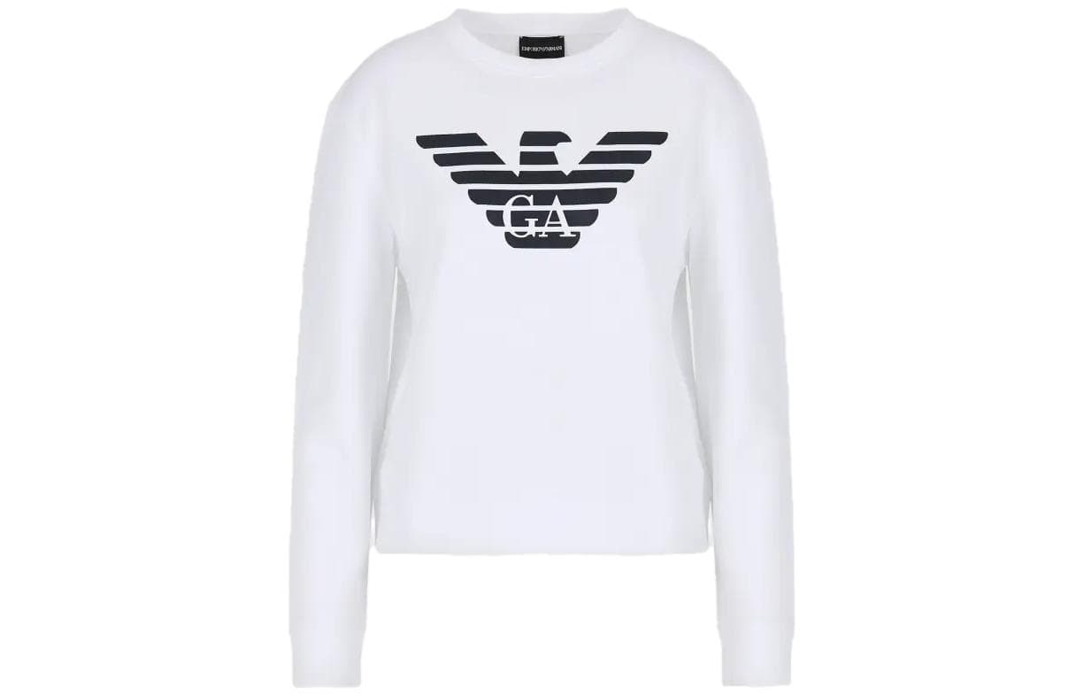 Худи EMPORIO ARMANI Белый Женские Толстовка - изображение 1